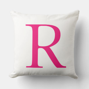 Moederdag Cadeaus Verjaardagen Roze Monogram Naam Kussen
