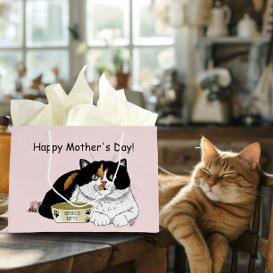 Moederdag Calico Cat Groot Cadeauzakje