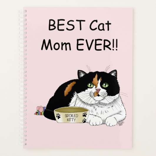 Moederdag Calico Cat Planner (Voorkant)