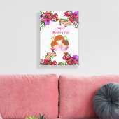 Moederdag Canvas met gerasterd Canvas (Insitu (Woonkamer))
