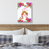 Moederdag Canvas met gerasterd Canvas (Insitu (Slaapkamer))