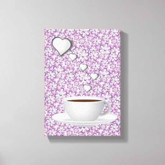 Moederdag Canvas met gerasterd Canvas Afdruk (Voorkant)