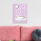 Moederdag Canvas met gerasterd Canvas Afdruk (Insitu (Woonkamer))