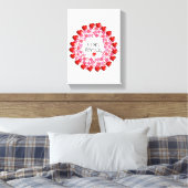 Moederdag Canvas met gerasterd Canvas Afdruk (Insitu (Slaapkamer))