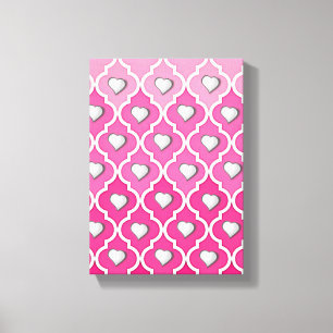Moederdag Canvas met gerasterd Canvas Afdruk
