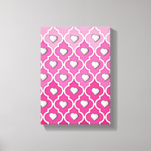 Moederdag Canvas met gerasterd Canvas Afdruk (Voorkant)