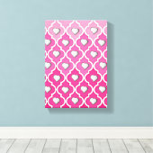 Moederdag Canvas met gerasterd Canvas Afdruk (Insitu (Houten vloer))