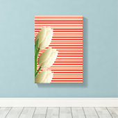 Moederdag Canvas met gerasterd Canvas Afdruk (Insitu (Houten vloer))
