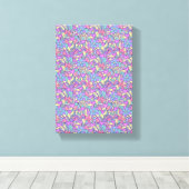 Moederdag Canvas met gerasterd Canvas Afdruk (Insitu (Houten vloer))