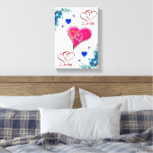 Moederdag Canvas met gerasterd Canvas Afdruk (Insitu (Slaapkamer))