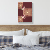 Moederdag Canvas met gerasterd Canvas Afdruk (Insitu (Slaapkamer))