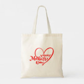 Moederdag Canvas tas (Achterkant)