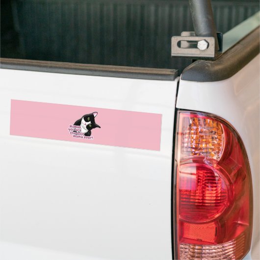 Moederdag Cat Bumpersticker (Op Truck)