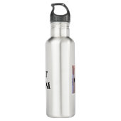 Moederdag Cat mam Persoonlijke foto Waterfles (Achterkant)