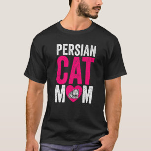 Moederdag Cat Mama Cat Fur Parent Persian Cat T-shirt