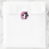 Moederdag Cat Ronde Sticker (Tas)