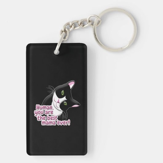 Moederdag Cat Sleutelhanger (achterkant)