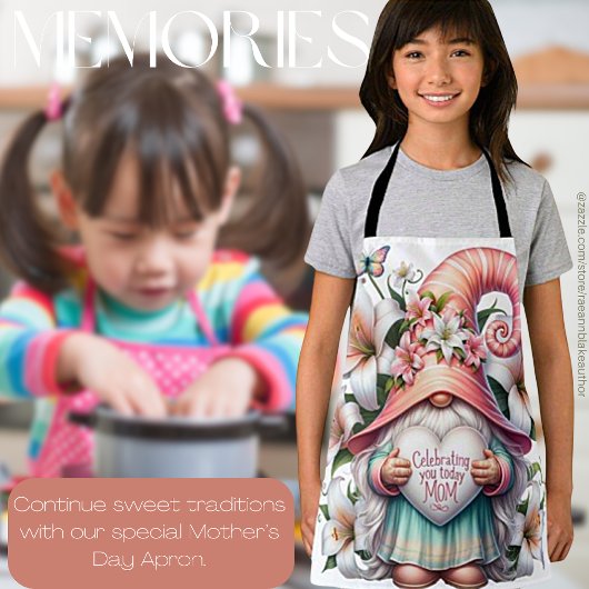 Moederdag Celebration Schort