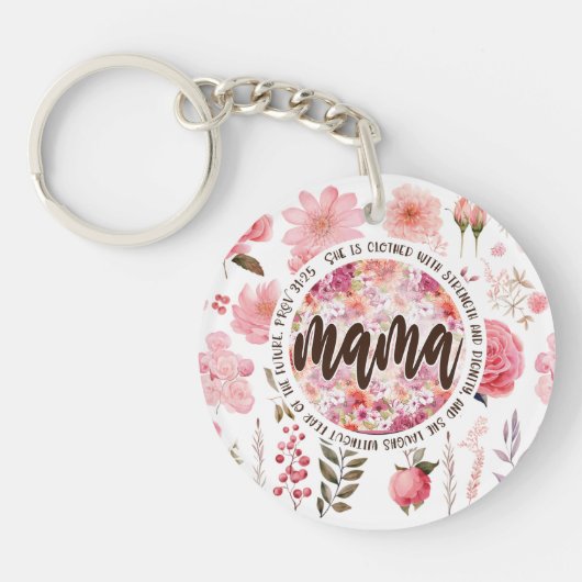 Moederdag Celebration Sleutelhanger (Voorkant)