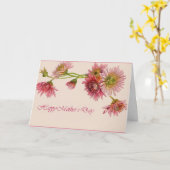 Moederdag Chrysanthemums Kaart (Gele Bloem)