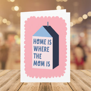 Moederdag Citaat Modern Minimalistisch Pastelkleur Kaart