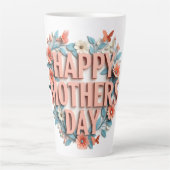 Moederdag Coffee Mugs Latte Mok (Voorkant)