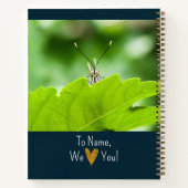 Moederdag Creëer Uw Eigen Fotocollage Marine Notitieboek (Achterkant)