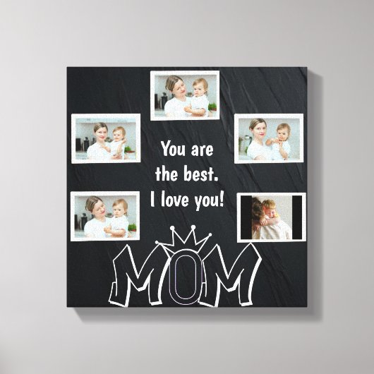 Moederdag Custom Photo Canvas (Voorkant)