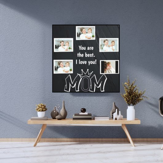 Moederdag Custom Photo Canvas