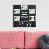 Moederdag Custom Photo Canvas Afdruk (Insitu (Woonkamer))