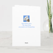 Moederdag Cute Baby Goat Kaart (Achterkant)