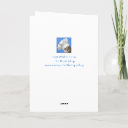 Moederdag Cute Baby Goat Kaart (Achterkant)