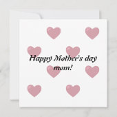 Moederdag Cute Grappige Koe Custom bloemstuk Kaart (Achterkant)