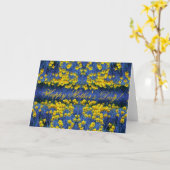 Moederdag Daffodil Spring Fantasy Kaart (Gele Bloem)