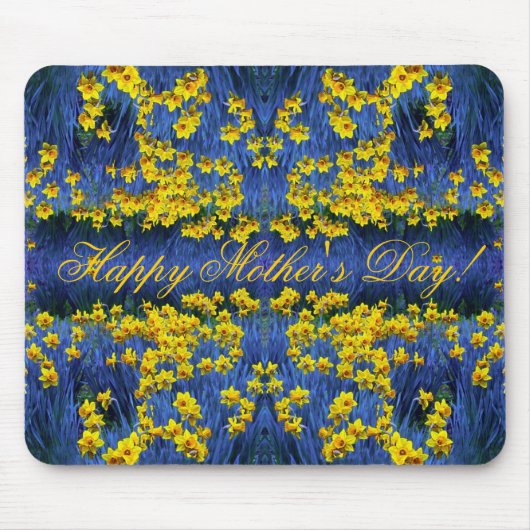Moederdag Daffodil Spring Fantasy Muismat (Voorkant)