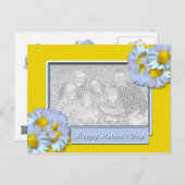 Moederdag Daisies Briefkaart (Voorkant / Achterkant)