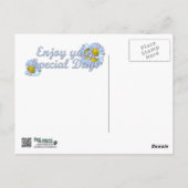 Moederdag Daisies Briefkaart (Achterkant)