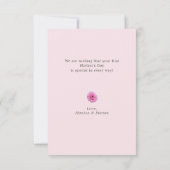 Moederdag Daisy Foto Kaart (Achterkant)