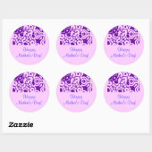 Moederdag Designer Name II Sticker (Vel)