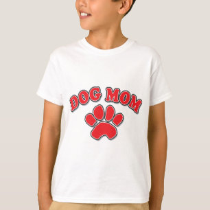 Moederdag Dog mama T-shirt