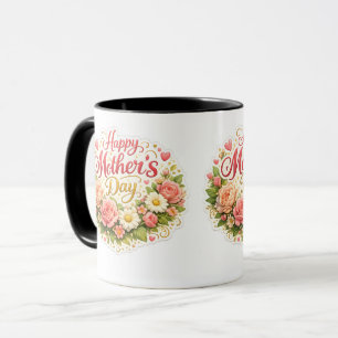 Moederdag elegante bloem 2 tot mok