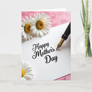 Moederdag Elegante Script Kaart
