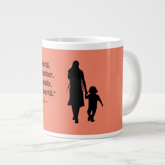 Moederdag Extra Grote Beker (Voorkant rechts)