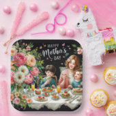 Moederdag familie Brunch papier Bord (Feest)