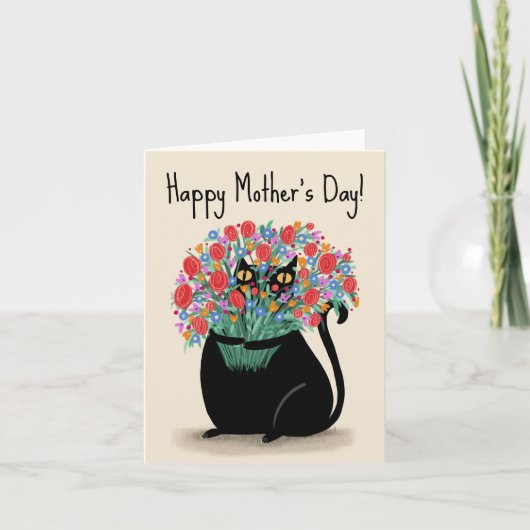 Moederdag Feestdagen Kaart (Voorkant)