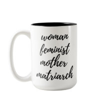 Moederdag Feministische Handgeschreven Typografie 