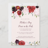 moederdag Floral Kaart (Voorkant)