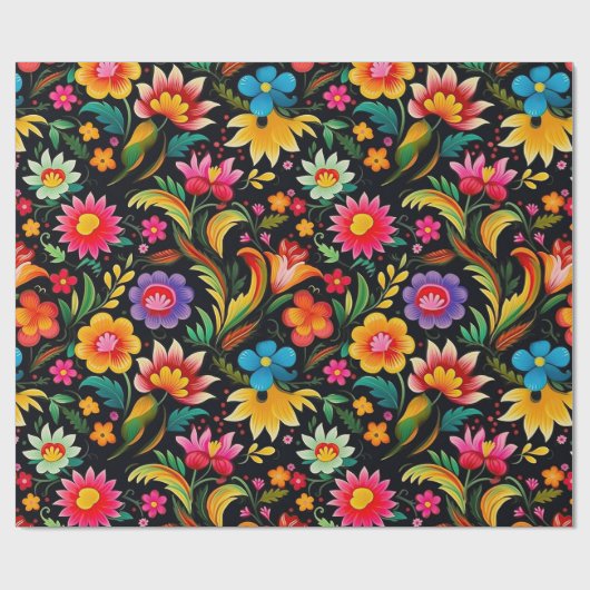 Moederdag Florals Cadeaupapier (Vlak)