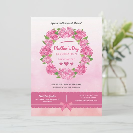 Moederdag Flyer Kaart (Staand voorkant)