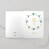  Moederdag Folie Wenskaart (Buiten Laag)